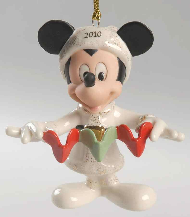 Mickey Mouse Annual Ornaments Mickey's Tree Trimming - No Box by Lenox-1