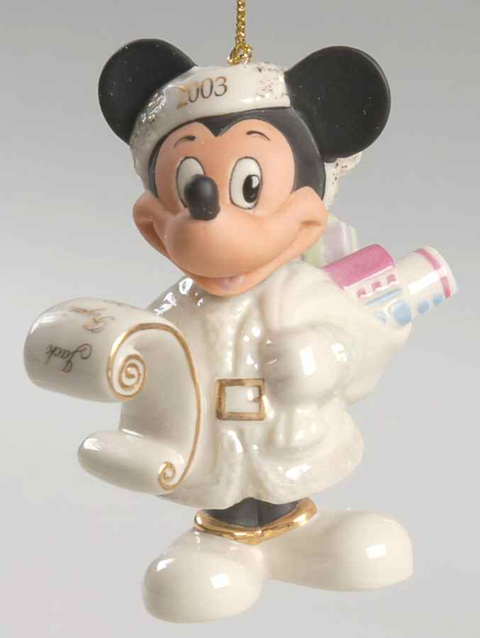 Mickey Mouse Annual Ornaments Holiday Mickey - No Box by Lenox-1