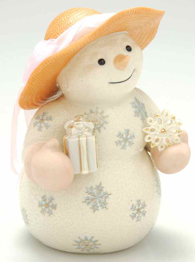 Ivory Snowman Collection Lady Snowflake - No Box by Lenox-1