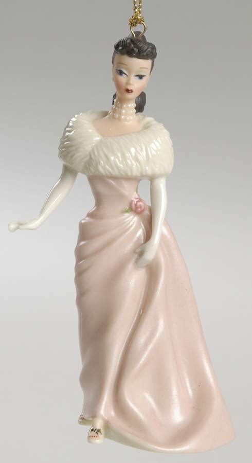 Barbie Ornaments Enchanted Evening-Brunette - Boxed by Lenox-1