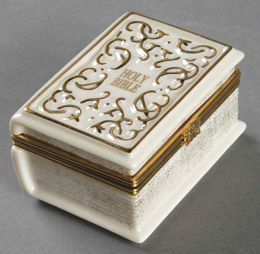 Treasure Boxes Holy Bible - Boxed by Lenox-1