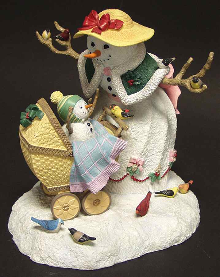 Lynn Bywaters Snowman Collection A Stroll With Friends - Boxed by Lenox-1