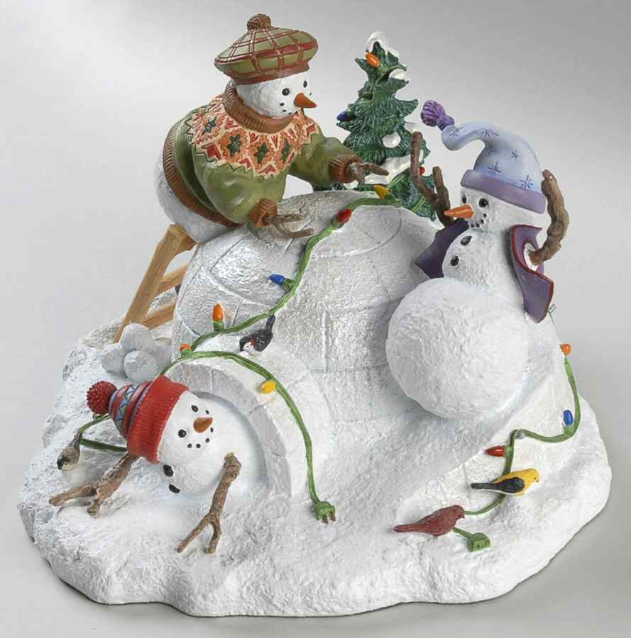 Lynn Bywaters Snowman Collection Christmas Playtime - Boxed by Lenox-1