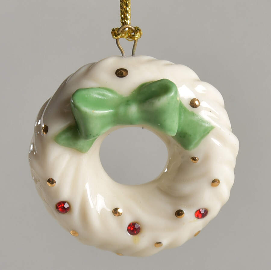 Jeweled Advent Ornament Calendar Wreath - No Box by Lenox-1
