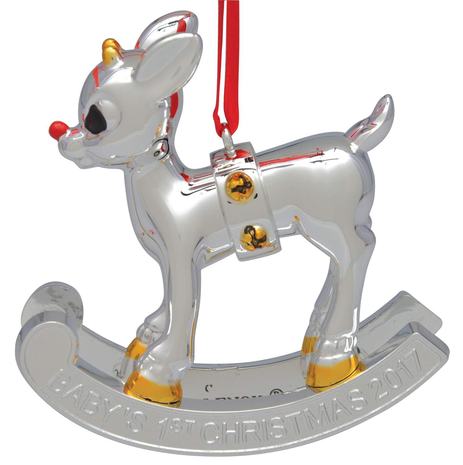 Rudolph Baby's First Christmas 2017-Rudolph Baby's First Christmas - No Box by Lenox-1
