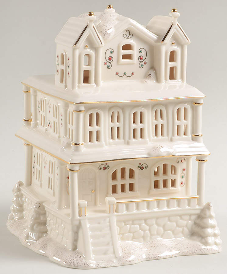 Mistletoe Park Village Victorian House - 2021 - Boxed by Lenox-1