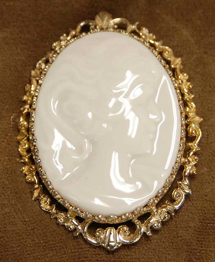 Lenox Jewelry China Cameo-Brooch - No Box by Lenox-1