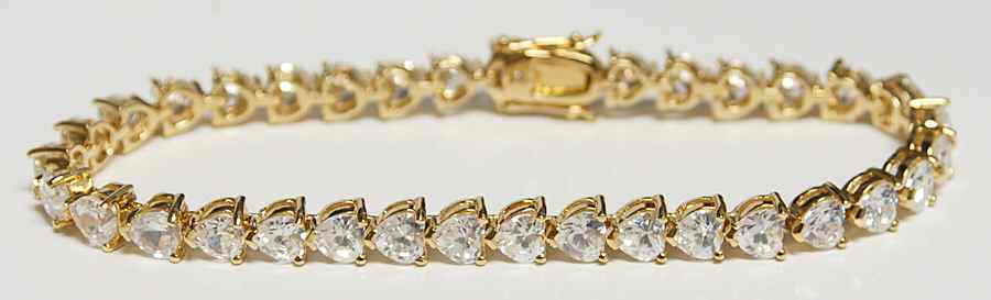 Lenox Jewelry Crystal Heart Bracelet - No Box by Lenox-1