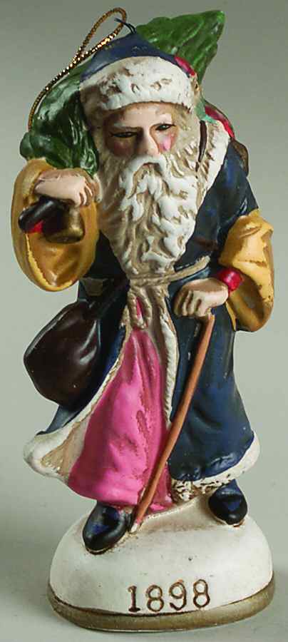 Memories of Santa St Nicholas With Walking Stick - No Box by Lenox-1