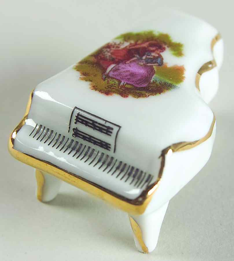 Limoges Miniature Figurines & Giftware Mini Piano - No Box by Limoges-French-1