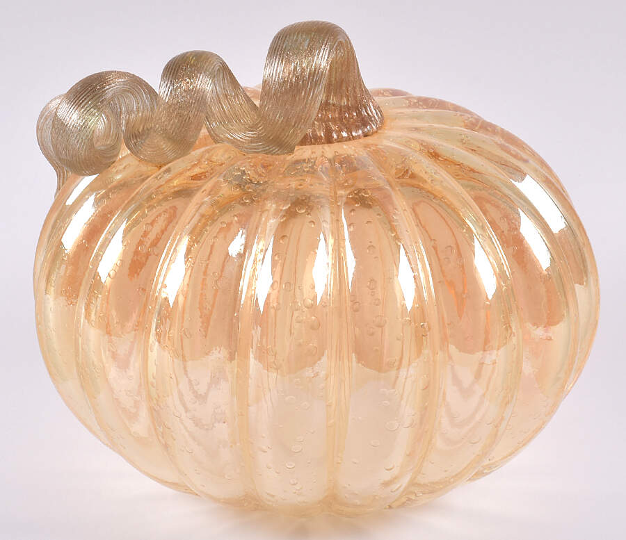 Lenox Art Glass Figurines Pumpkin-Copper - No Box by Lenox-1