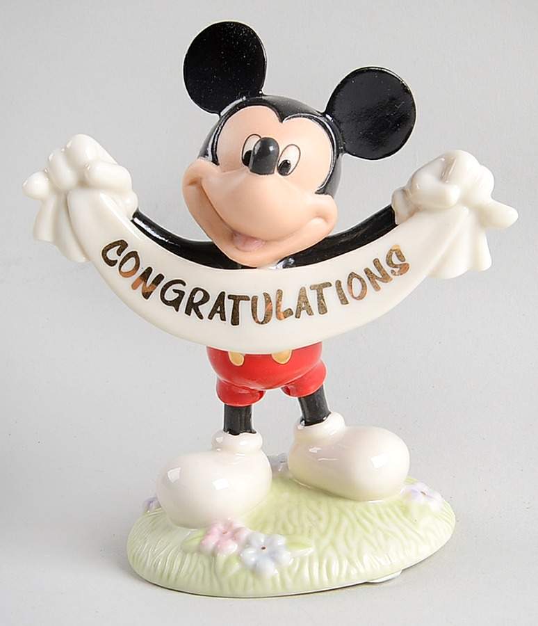 Best Wishes Mickey Congratulations Mickey - Boxed by Lenox-1