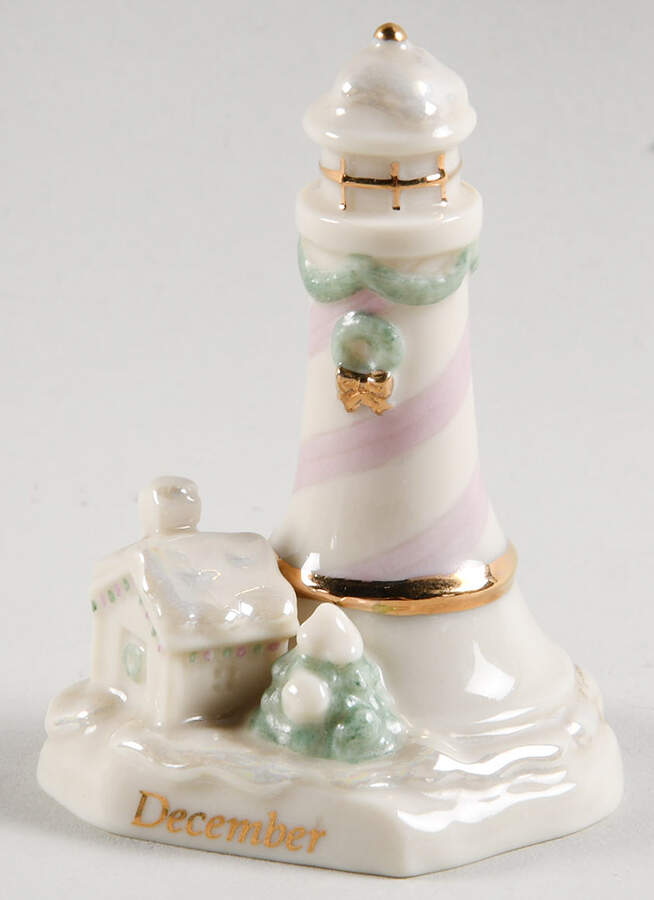 Lighthouse Calendar Sculptures December - Boxed by Lenox-1