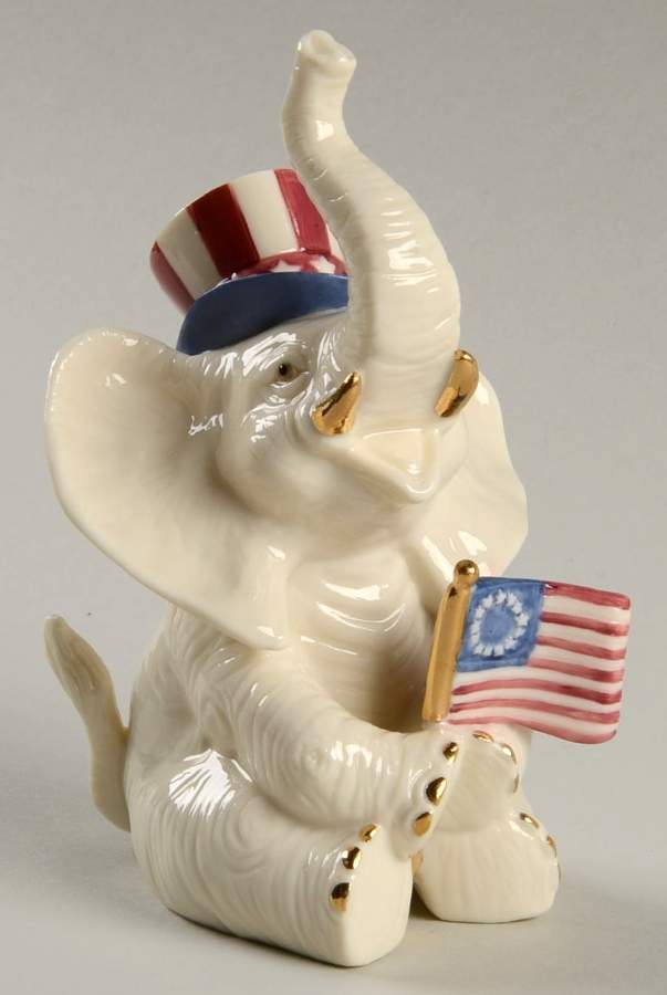 Mini Classic Elephants Americas Elephant - No Box by Lenox-1