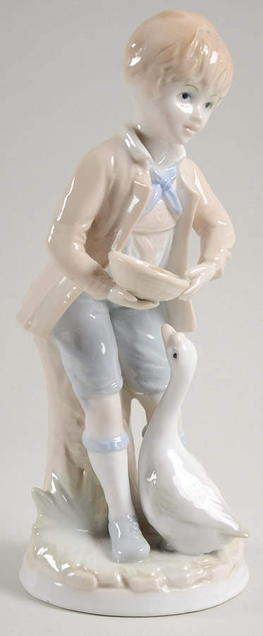 Ardalt Figurines Boy Feeding Goose - No Box by Lenwile-Ardalt-1