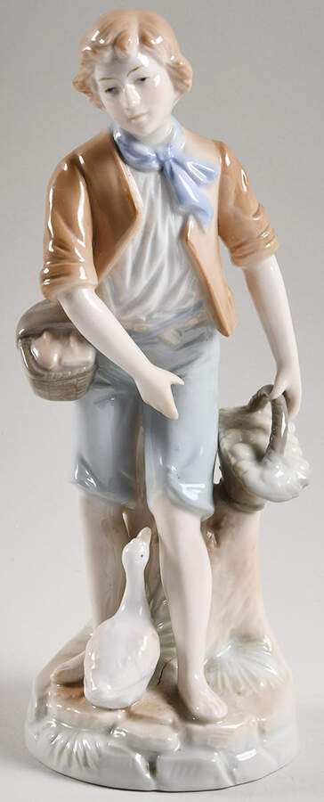 Ardalt Figurines Boy With Duck - No Box by Lenwile-Ardalt-1