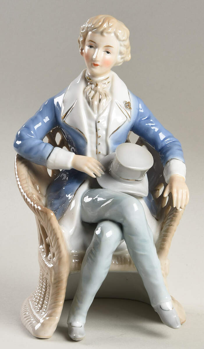 Ardalt Figurines Man With Hat Sitting - No Box by Lenwile-Ardalt-1