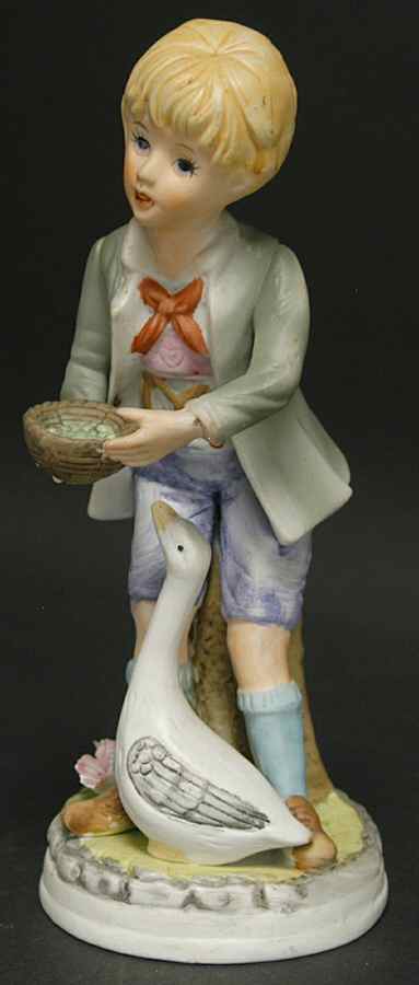 Ardalt Figurines Boy Feeding Goose - No Box by Lenwile-Ardalt-1