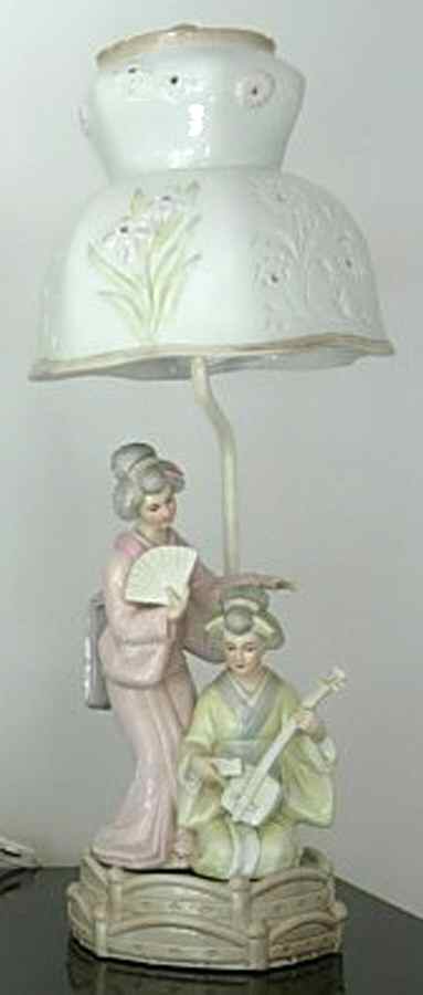 Ardalt Figurines Figural Lamp-Pair Of Ladies - No Box by Lenwile-Ardalt-1