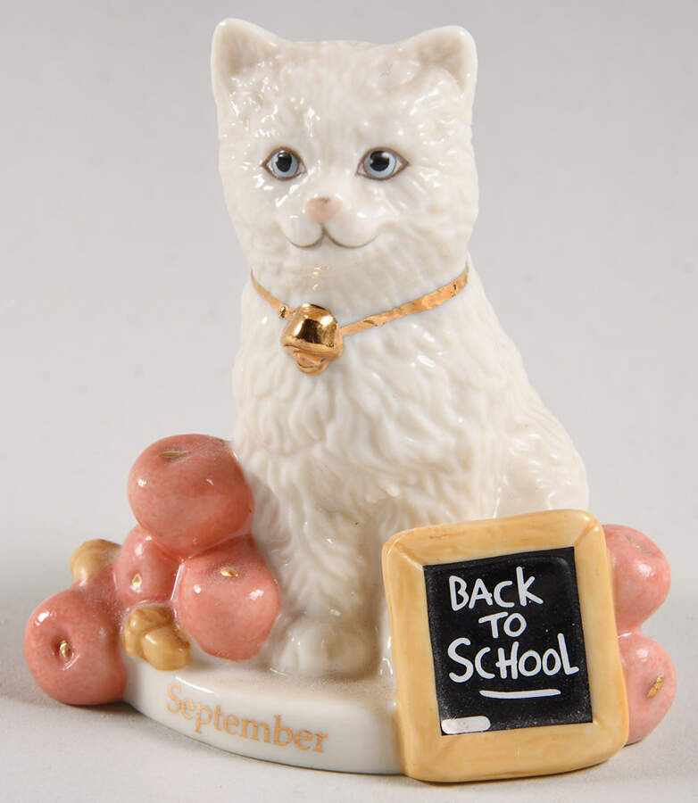 Playful Kittens Perpetual Calendar September - No Box by Lenox-1