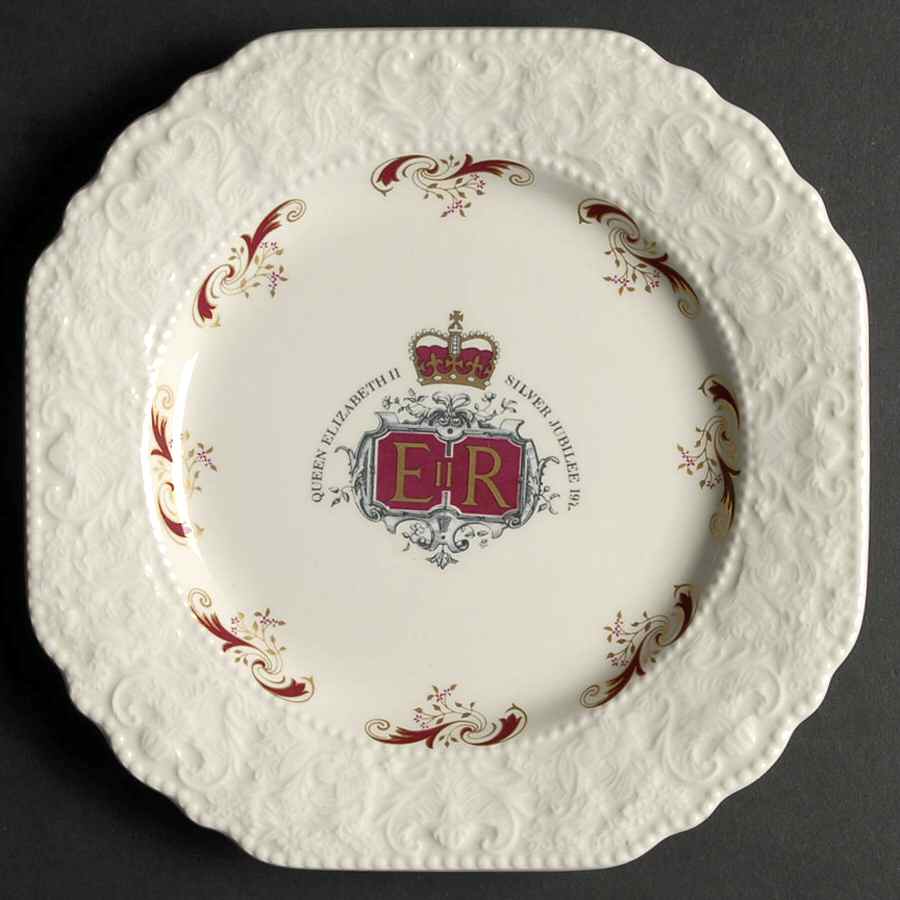 Lord Nelson Pottery Royalty Giftware Elizabeth Ii Silver Jubilee Plate - No Box by Lord Nelson-1
