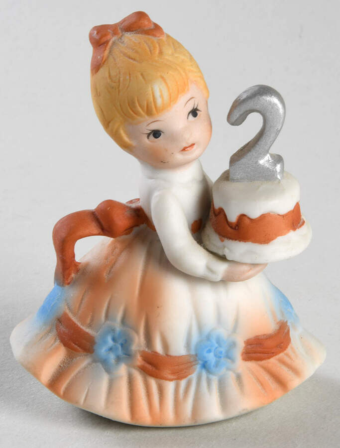 Birthday Girl Girl With Cake-2 - Boxed by Lefton-1