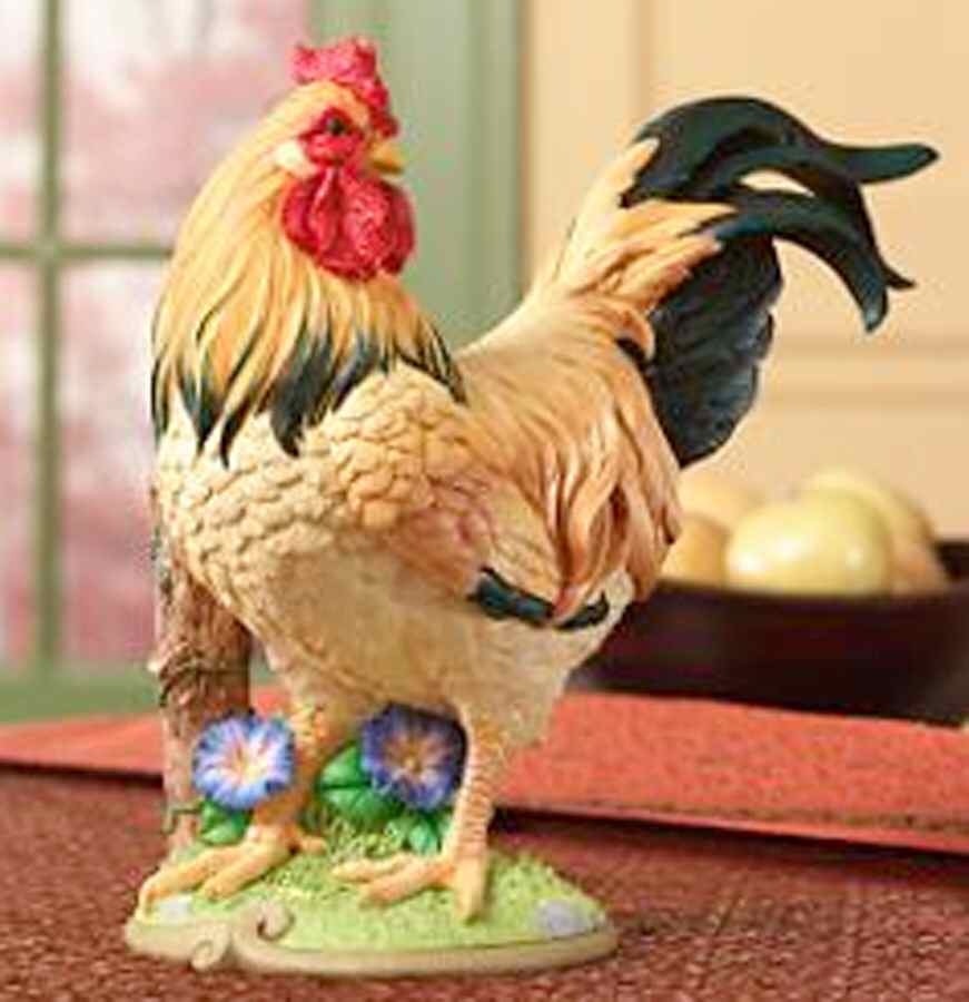 Rooster Figurines Morning Greetings Rooster - With Box by Lenox-1