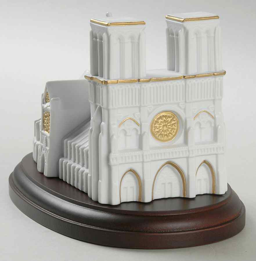 Great Cathedral Music Boxes Notre Dame - With Box by Lenox-1
