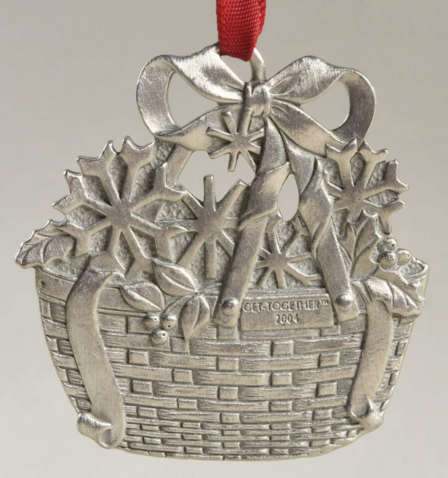 Christmas Basket Collection 2004-Get Together - No Box by Longaberger (Metal)-1