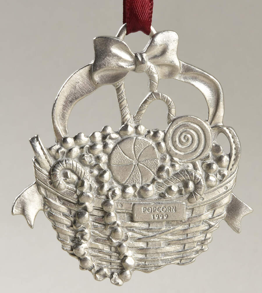 Christmas Basket Collection 1999-Popcorn - No Box by Longaberger (Metal)-1