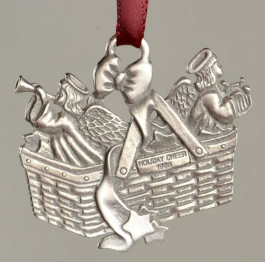 Christmas Basket Collection 1996-Holiday Cheer - No Box by Longaberger (Metal)-1