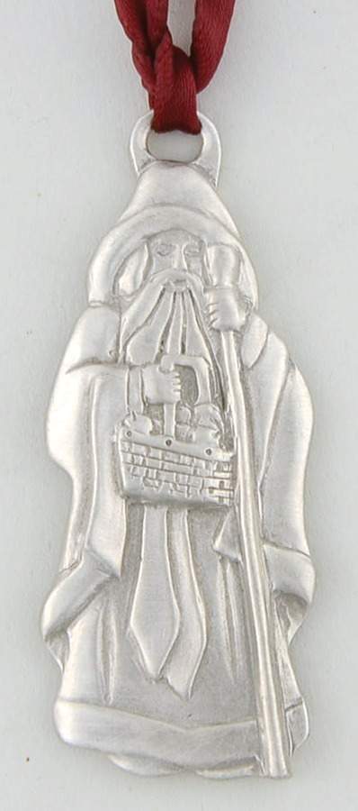 Santa Cookie Mold Collection 1993-St Nick - Boxed by Longaberger (Metal)-1
