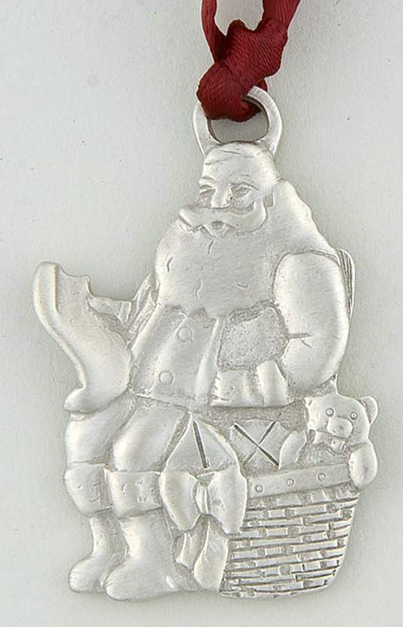 Santa Cookie Mold Collection 1992-Santa Claus - Boxed by Longaberger (Metal)-1