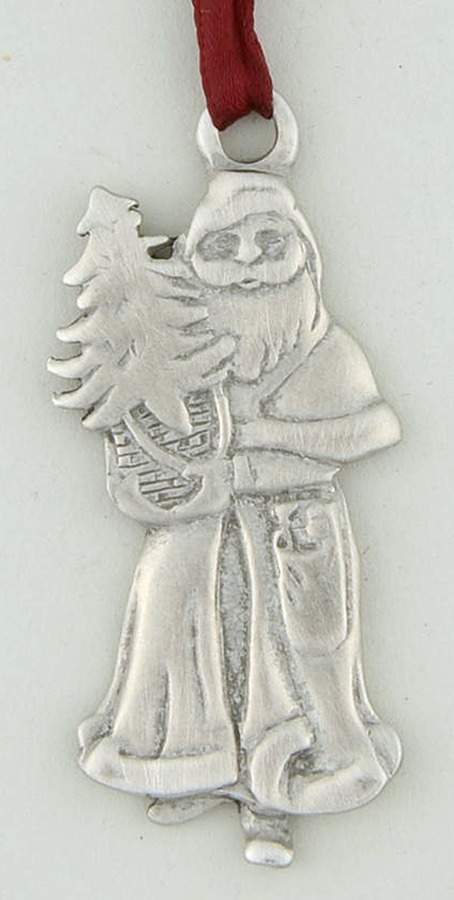 Santa Cookie Mold Collection 1991-Kriss Kringle - Boxed by Longaberger (Metal)-1