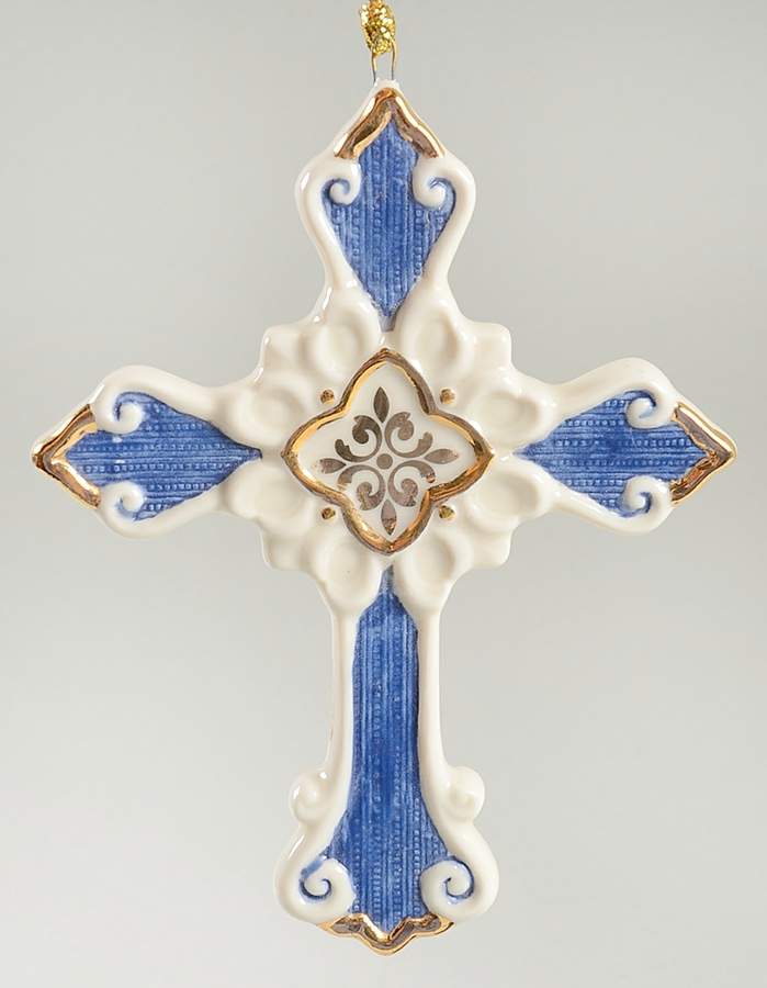 First Blessing-Ornaments Cross - No Box by Lenox-1