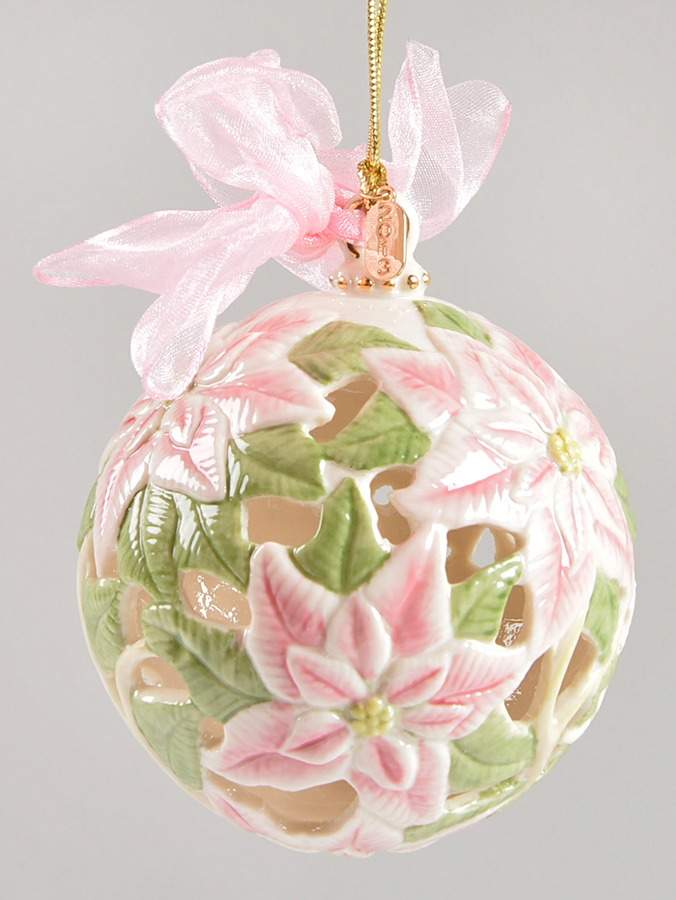 Annual Kissing Ball 2013 Poinsettia - No Box by Lenox-1