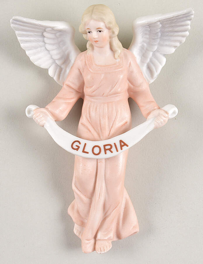 Christopher Collection Nativity-4 Gloria Angel - No Box by Lefton-1