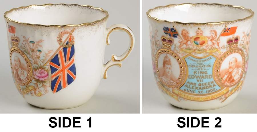 Royalty Commemoratives Edward Vii & Alexandra Coronation Cup - No Box by William Lowe-1