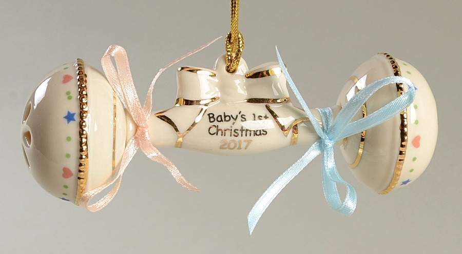 Baby's First Christmas-Rattle 2017-Rattle - Boxed by Lenox-1