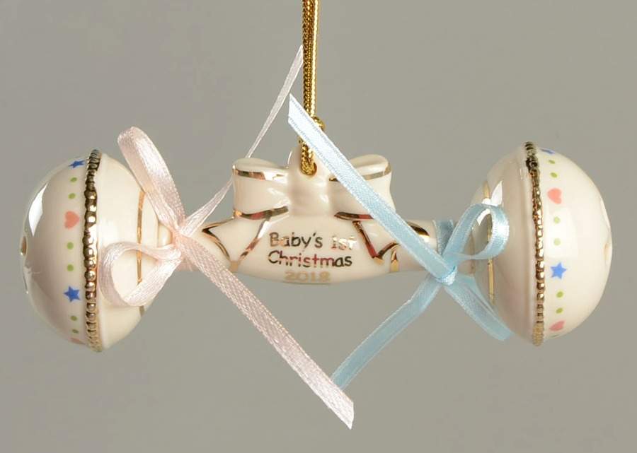Baby's First Christmas-Rattle 2018-Rattle - Boxed by Lenox-1