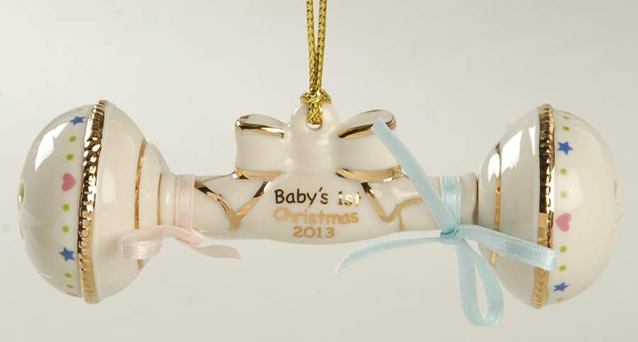 Baby's First Christmas-Rattle 2013 Rattle - No Box by Lenox-1