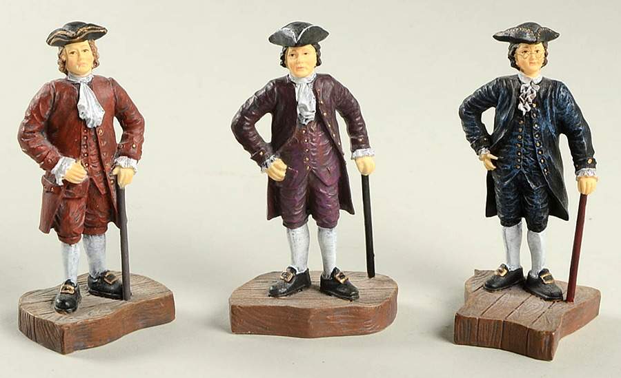 Williamsburg (Large) Strolling Men-Set Of 3 - With Box by Lang & Wise Ltd-1