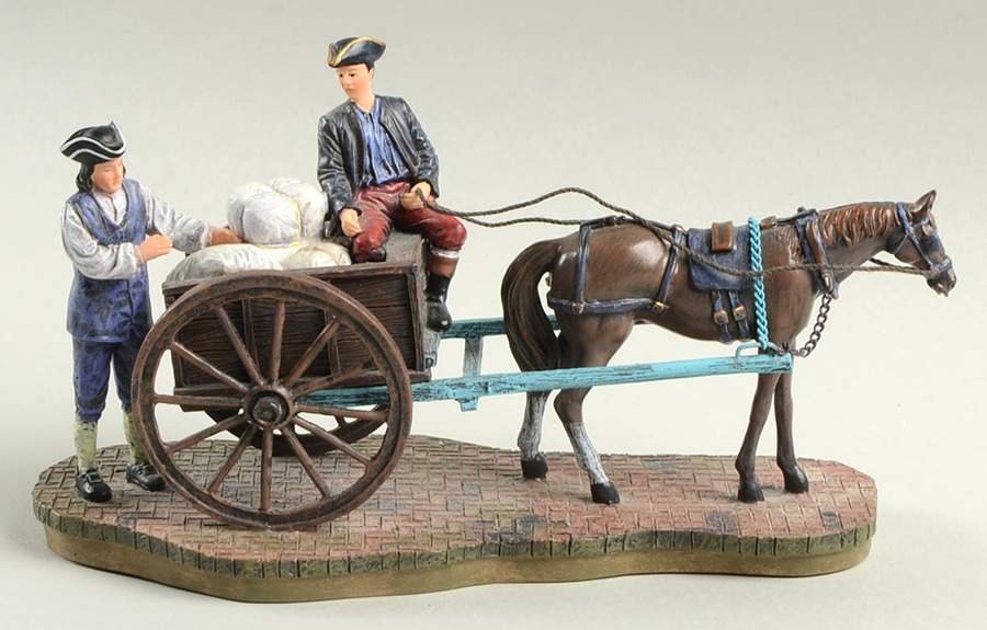 Williamsburg (Large) Two Men With Cart - Boxed by Lang & Wise Ltd-1