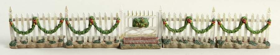 Williamsburg (Large) Decorated Gate & Fence (Set Of 5) - No Box by Lang & Wise Ltd-1