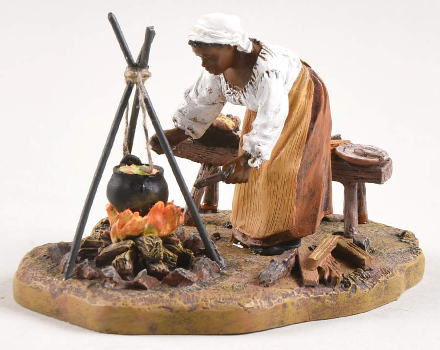 Williamsburg (Large) Cooking Over Fire - No Box by Lang & Wise Ltd-1
