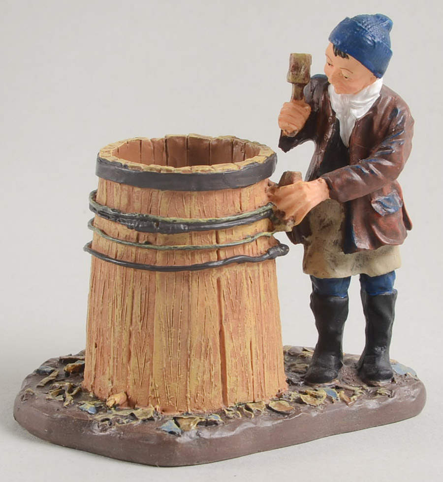 Williamsburg (Large) Copper Making Wooden Barrel - Boxed by Lang & Wise Ltd-1