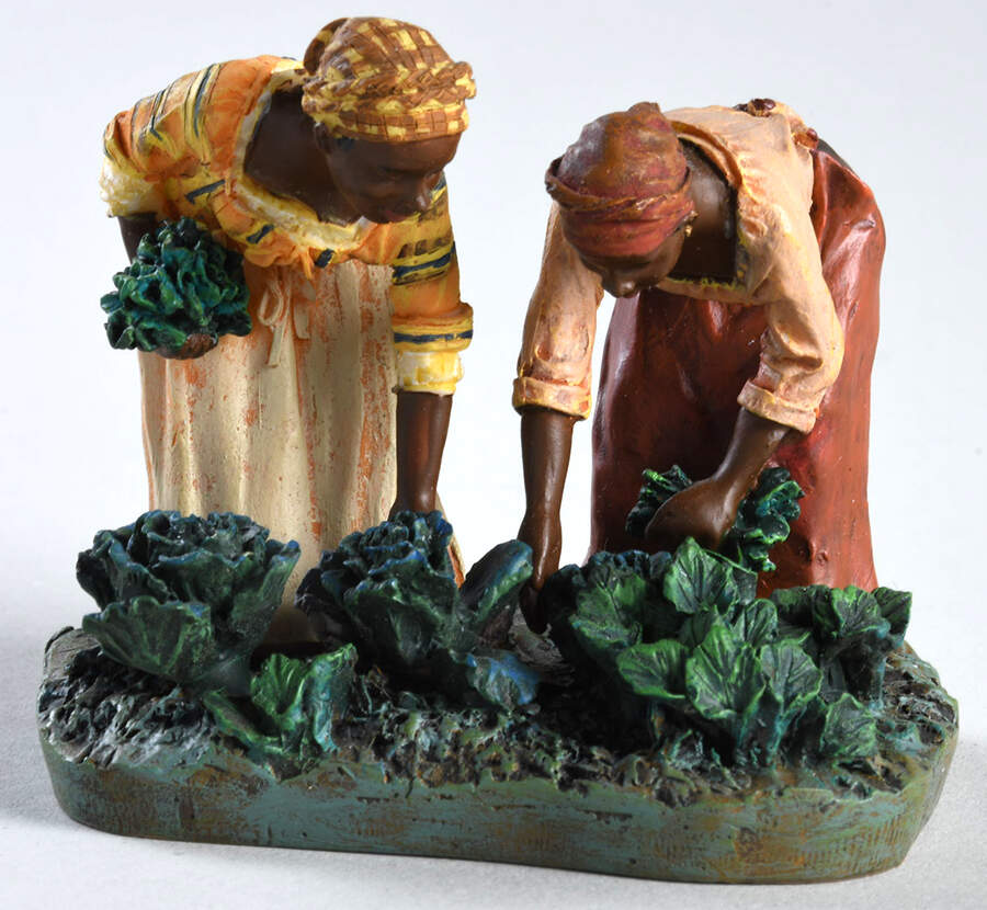Williamsburg (Large) Women Picking Vegetables - Boxed by Lang & Wise Ltd-1