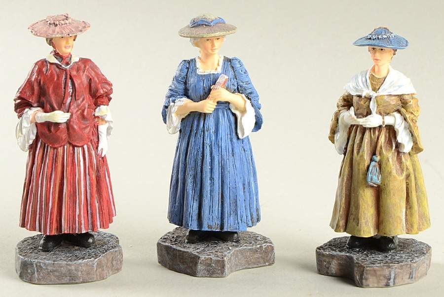 Williamsburg (Large) Strolling Women-Set Of 3 - No Box by Lang & Wise Ltd-1