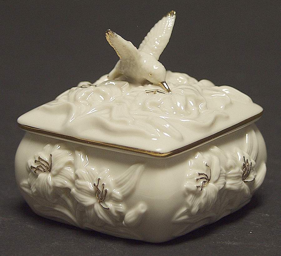 Lenox Boxes Enchanted Hummingbird Box - With Box by Lenox-1