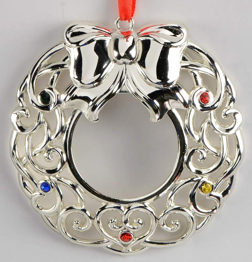 Sparkle and Scroll Multi-Crystal Wreath-Multi-Colored Crystals - Boxed by Lenox-1